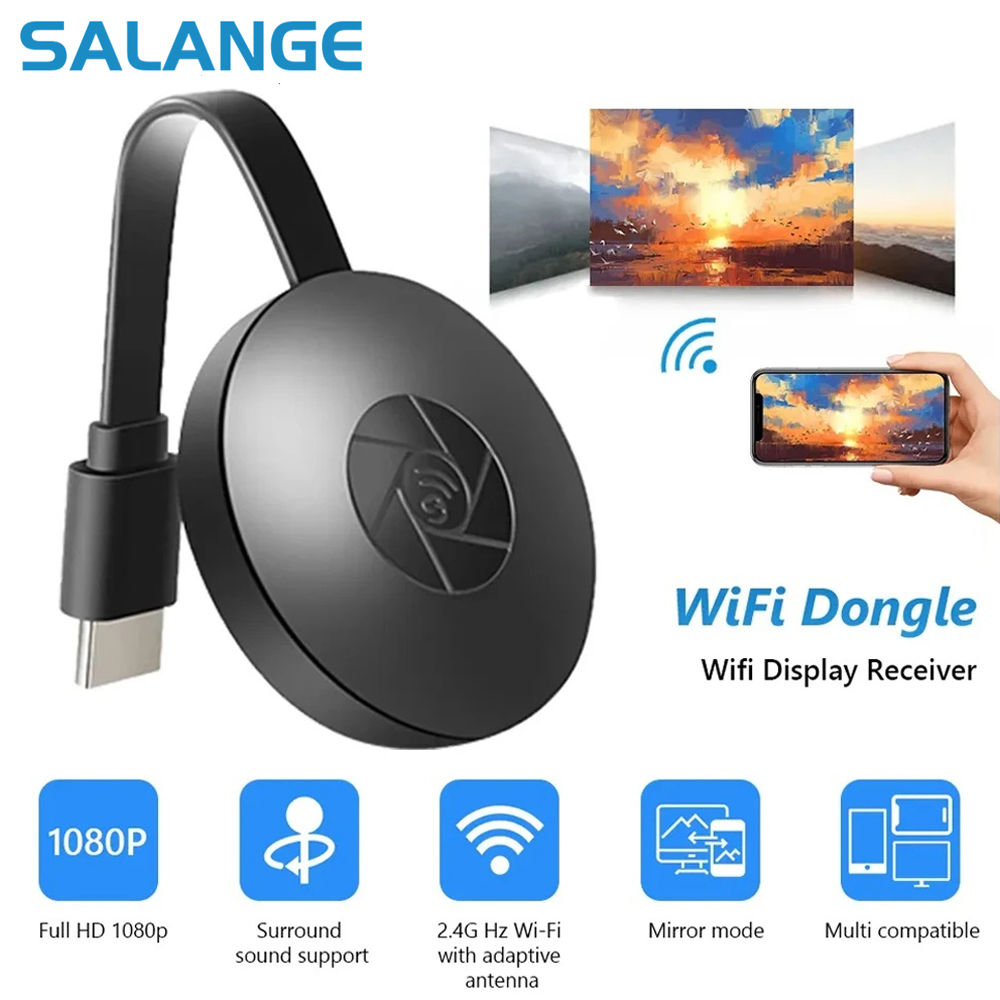 Salange G2 Miracast TV Dongle Wifi Wireless TV Stick Supoort HDMI-Compatible 108