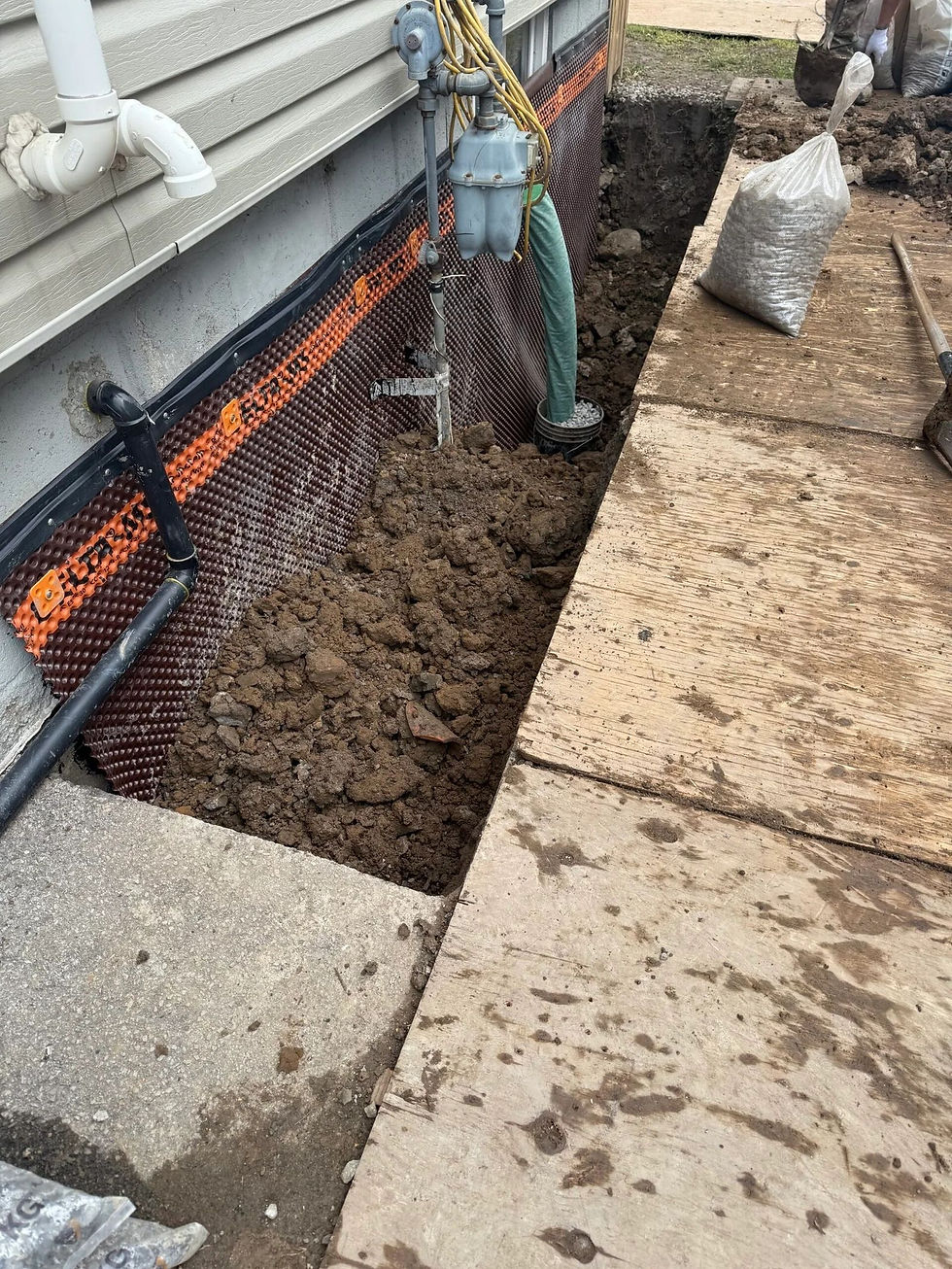 Exterior Basement Waterproofing Services in Niagara Falls