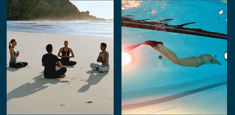 mai 2024 quiberon idée activité femme piscine mer sortie yoga palmes swim with me julie niergot jala yoga nolwenn bouillaud