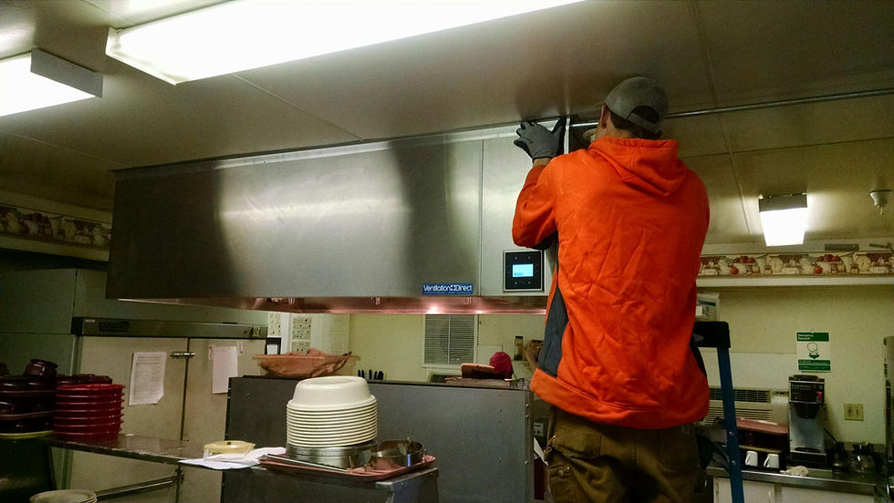 Commercial kitchen hood