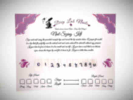 Drip Lab Nails sizing kit for Freestylz and Custom Orders