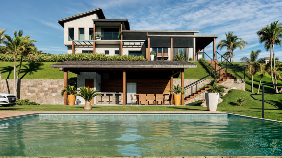 Serviço técnico de projeto de arquitetura e engenharia em Domingos Martins, incluindo planta baixa, cortes, fachada e cálculo estrutural com ART