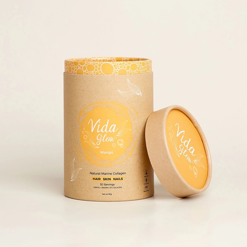 Thumbnail: Vida Glow Collagen Supplements Mango Flavour