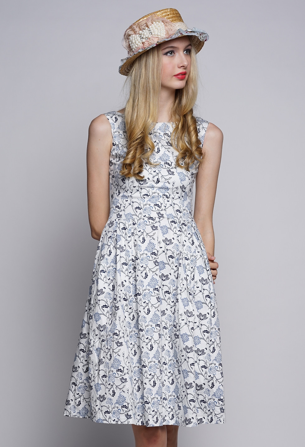 Thumbnail: Vine Classic Midi Flare Dress