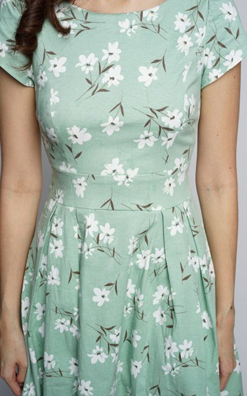 Thumbnail: Pretty Sunshine Midi Sleeve Dress