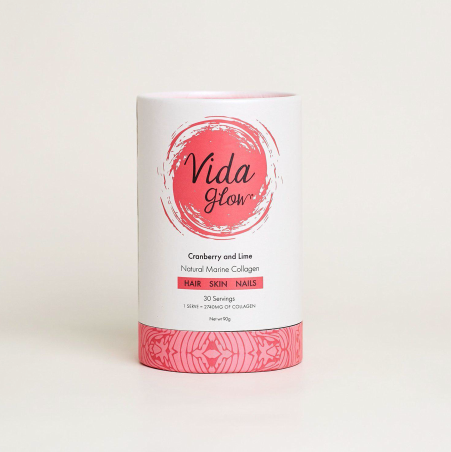 Thumbnail: Vida Glow Collagen Supplements Cranberry and Lime Flavour