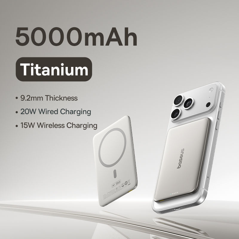 Thumbnail: Baseus Magnetic Power Bank 5000mAh 20W Fast Charge 15W Wireless