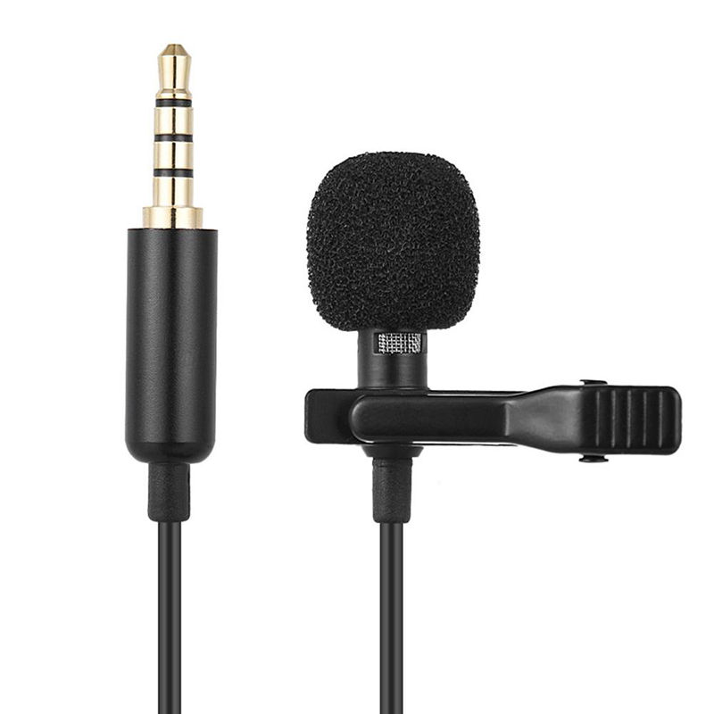 Thumbnail: 3.5mm Mini Microphone For PC Laptops Type C Lapel Clip-on Microphone For Smart p