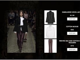 My Theresa x Burberry shoppable runway show