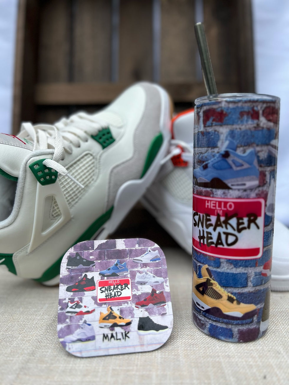 Thumbnail: Custom Tumbler with Matching Coaster