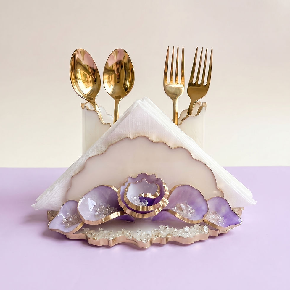 resin cutlery holder