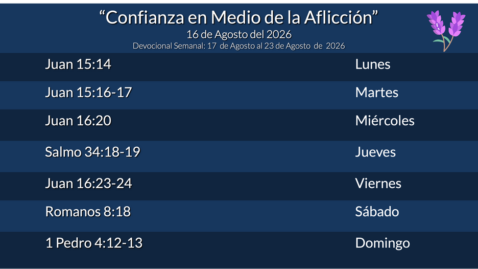 Devocional Semanal