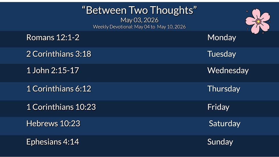 Weekly Devotional