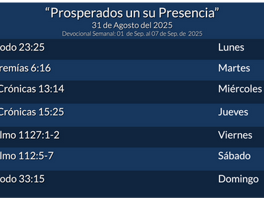 Devocional Semanal