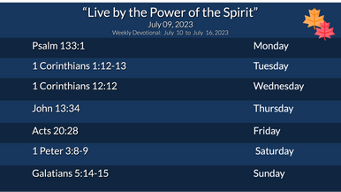 Weekly Devotional