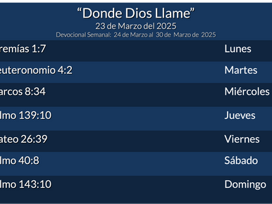 Devocional Semanal