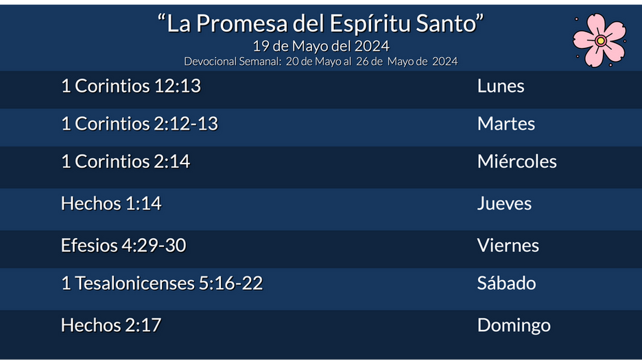 Devocional Semanal