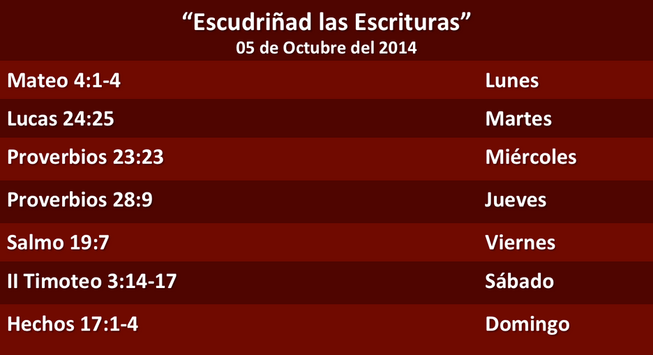 Devocional Semanal