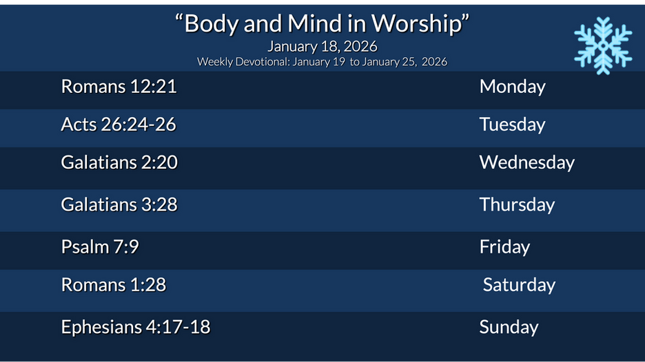 Weekly Devotional