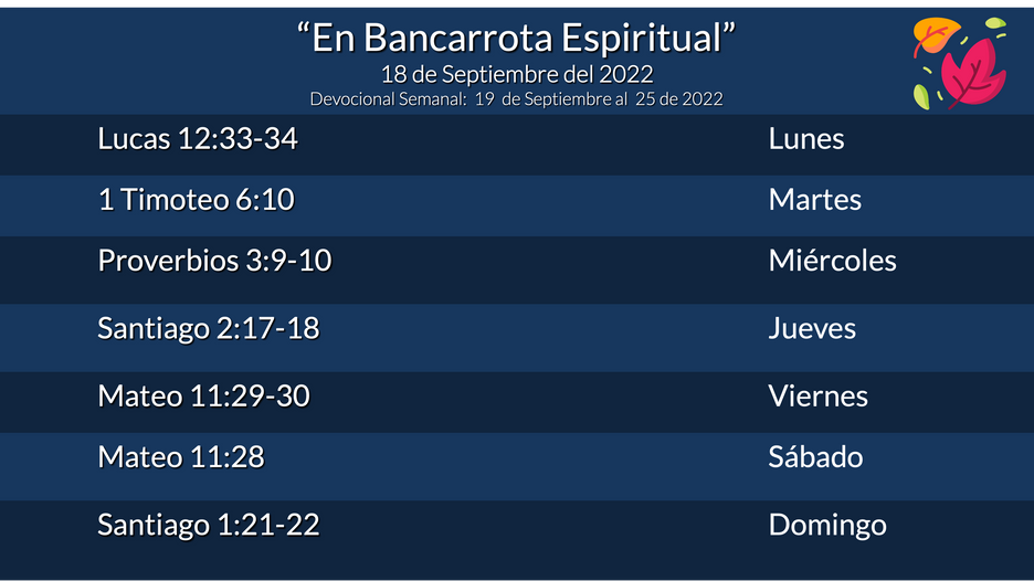 Devocional Semanal