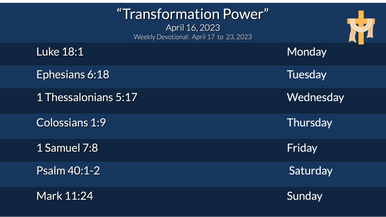 Weekly Devotional