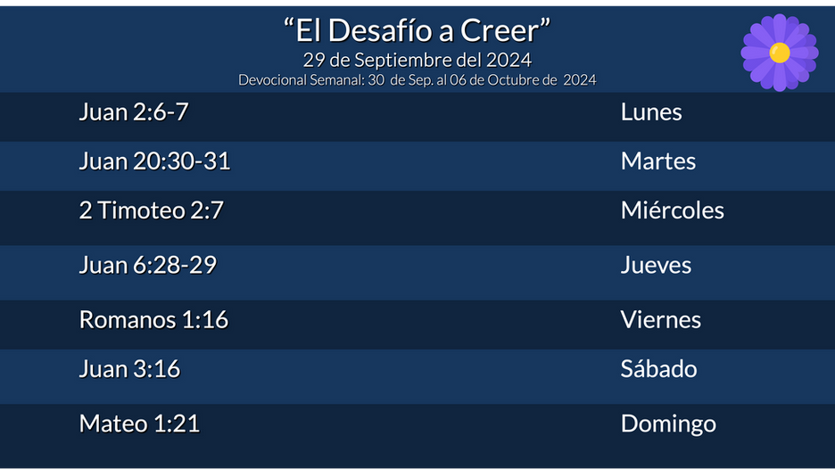 Devocional Semanal