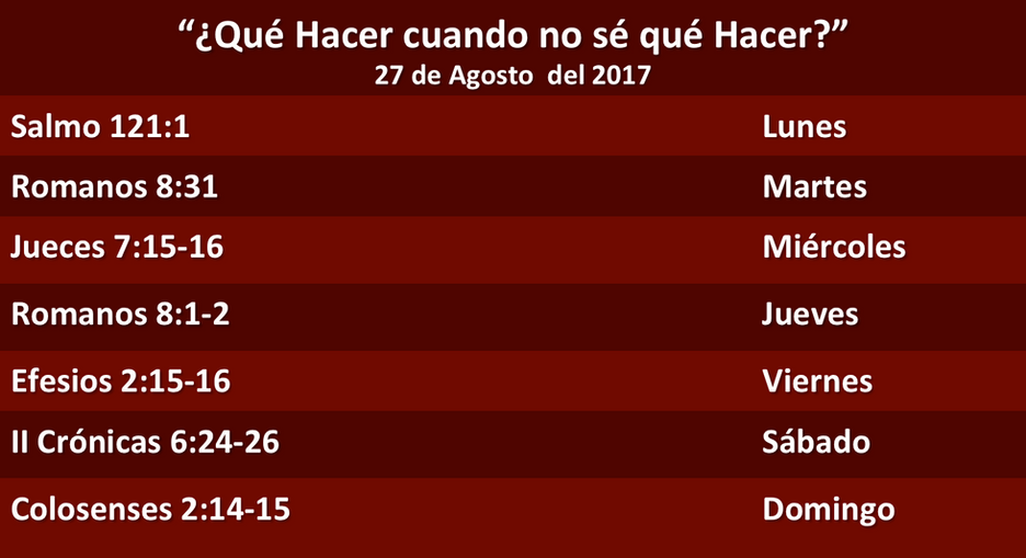 Devocional Semanal