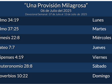 Devocional Semanal