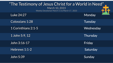 Weekly Devotional