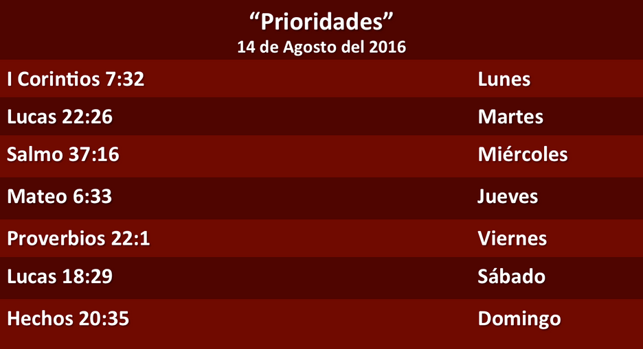 Devocional Semanal