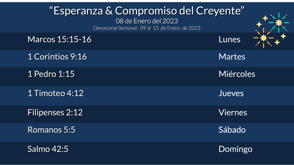 Devocional Semanal