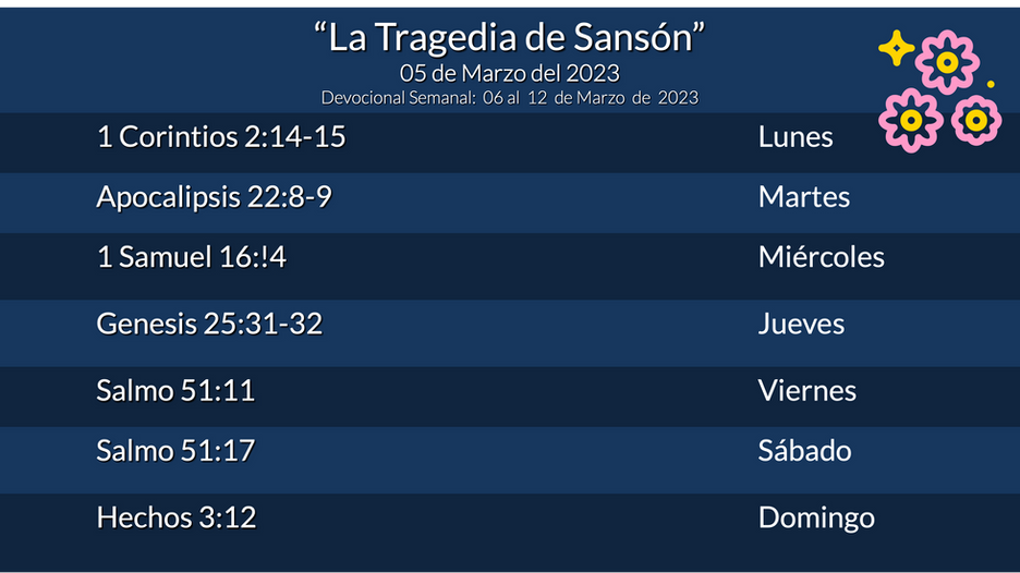 Devocional Semanal