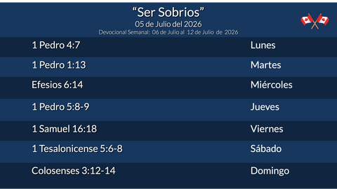 Devocional Semanal