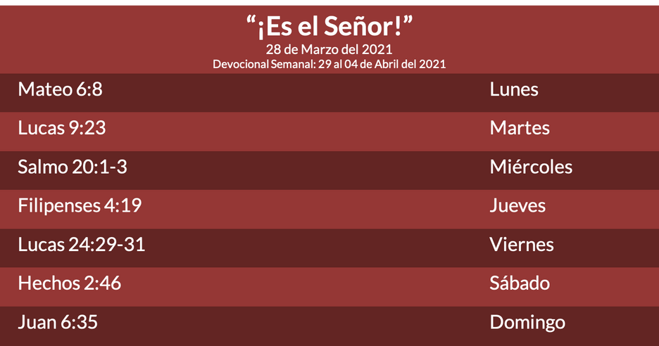 Devocional Semanal