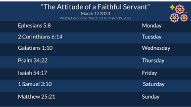 Weekly Devotional