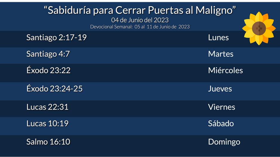 Devocional Semanal