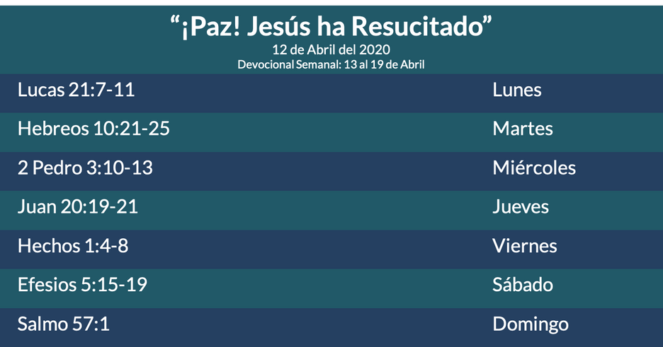Devocional Semanal