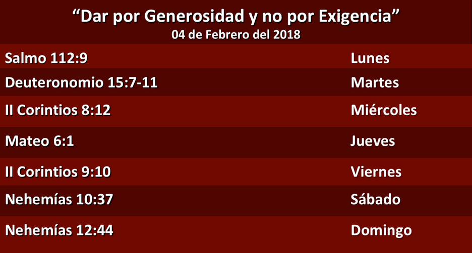 Devocional Semanal
