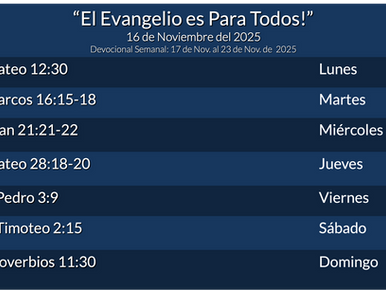 Devocional Semanal