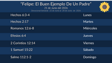 Devocional Semanal