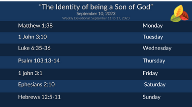 Weekly Devotional