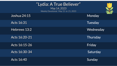 Weekly Devotional