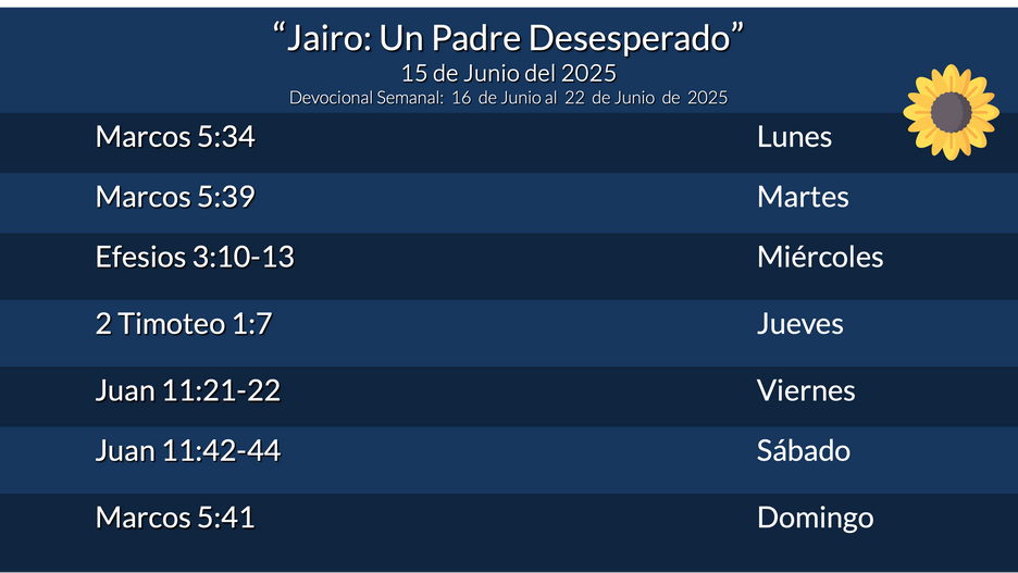 Devocional Semanal