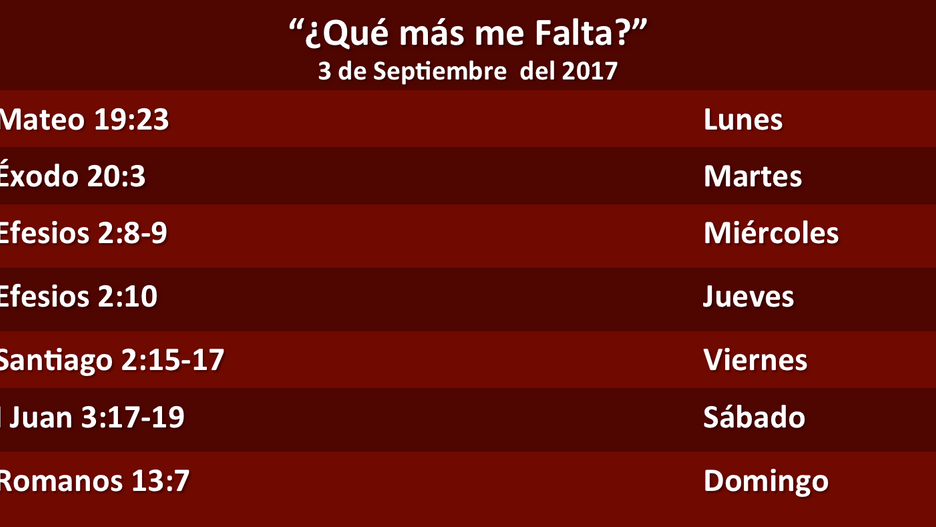 Devocional Semanal