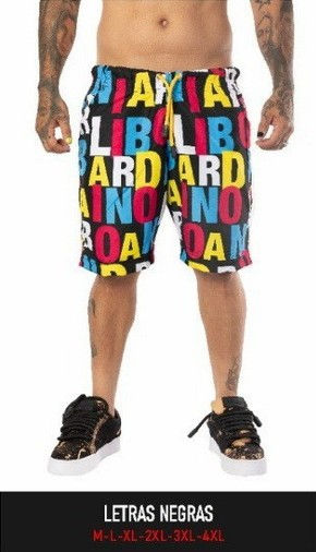 ☑️✅i24/Oct. Pantaloneta Letra Negras