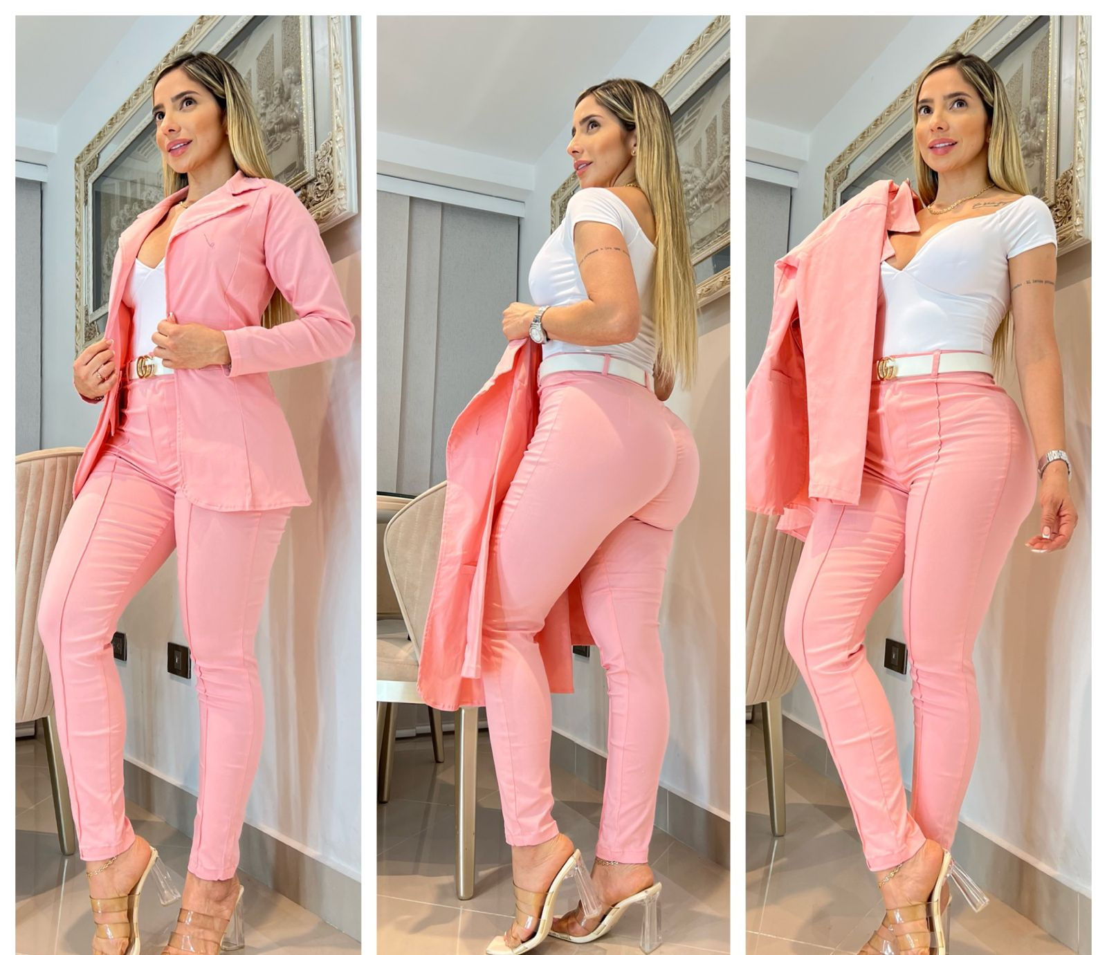 T🇨🇴✅i05/Dic Trío T=Ú body copa, body en Cuello v con copa , Gaban #MARH699