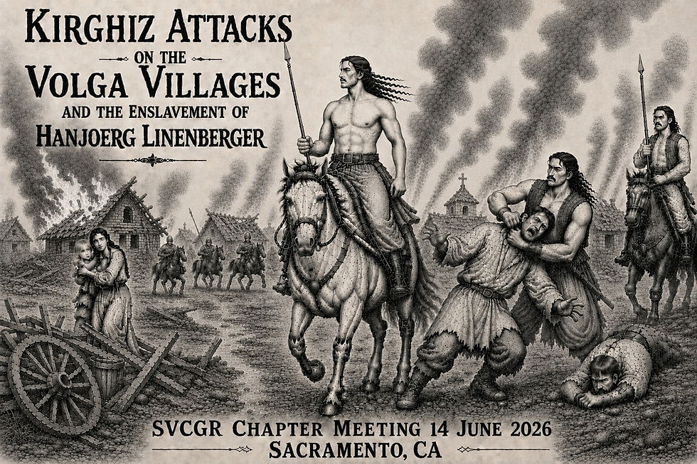 SVCGR Summer 2026 Chapter Meeting