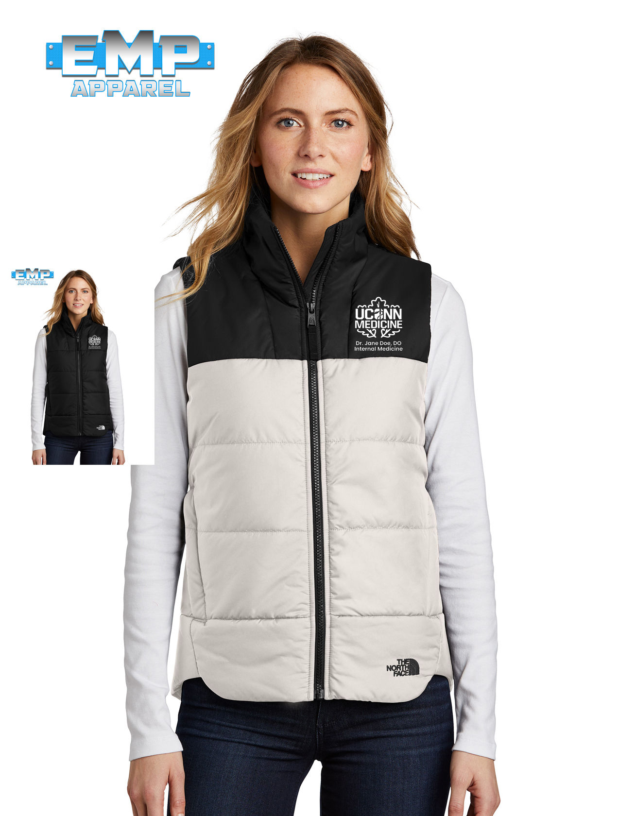 UConn Med Ladies' Insulated Vest