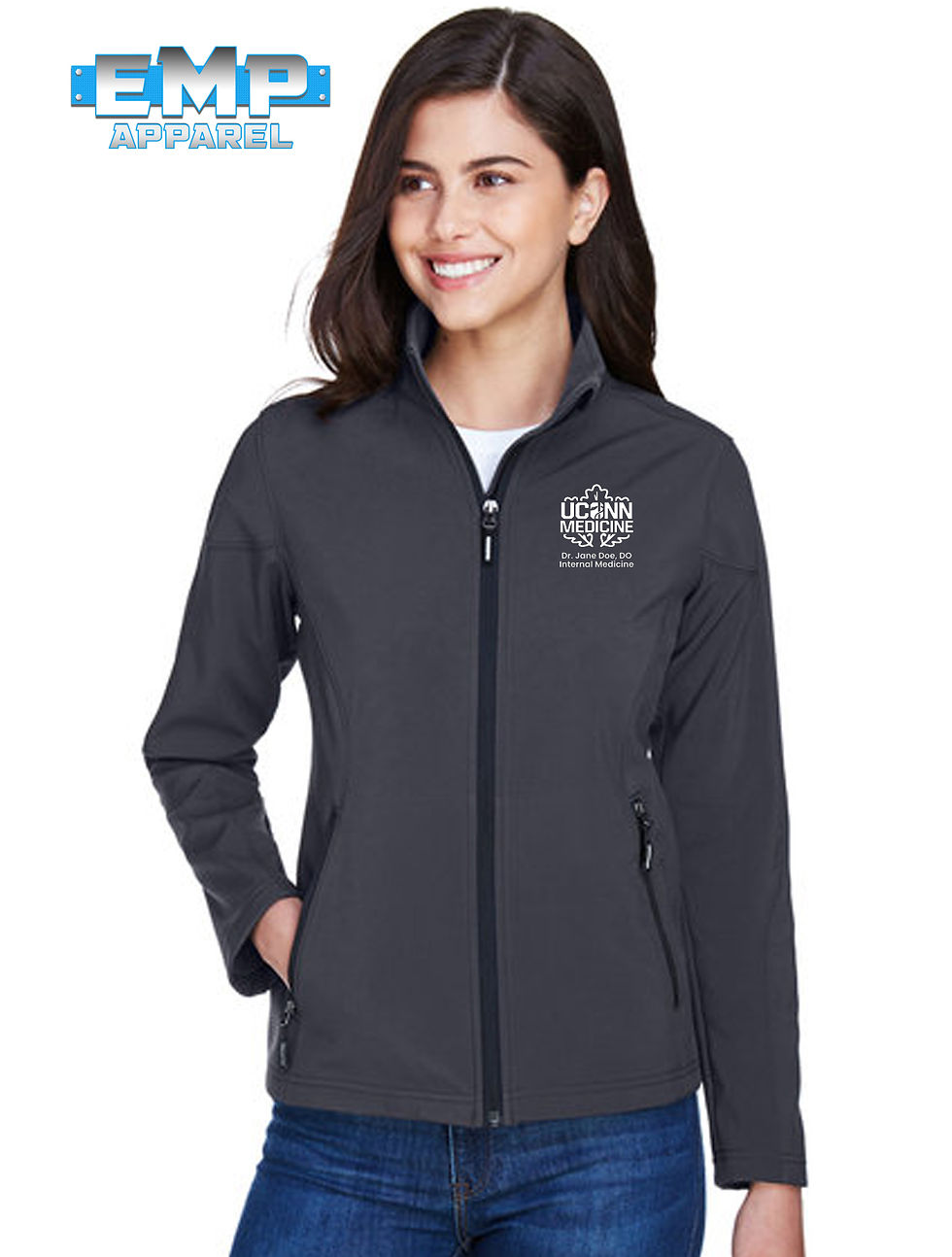 Thumbnail: UConn Ladies' Med Fleece Jacket
