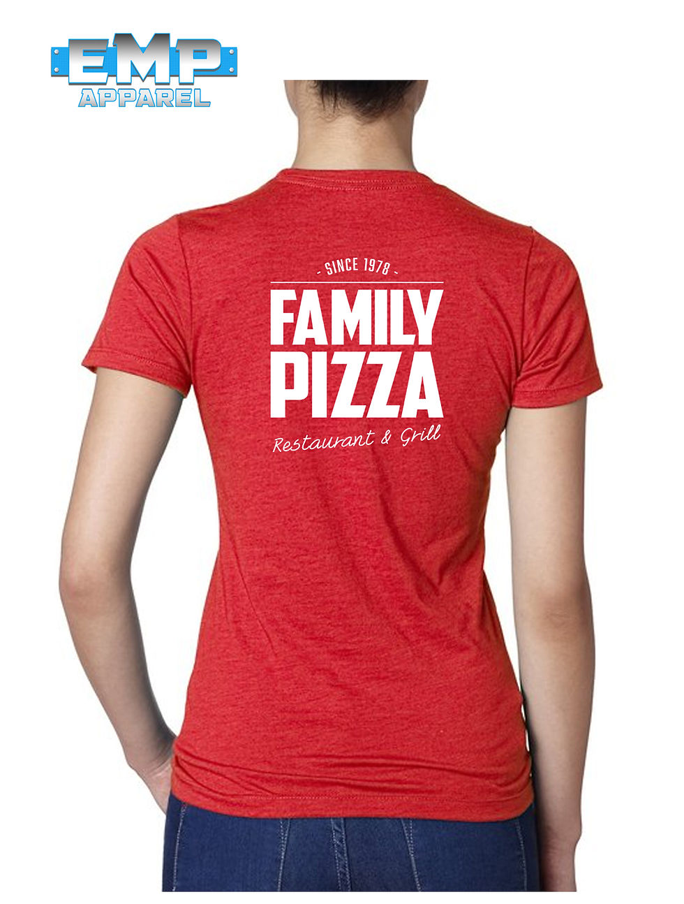 Thumbnail: Family Pizza Ladies' Shirt